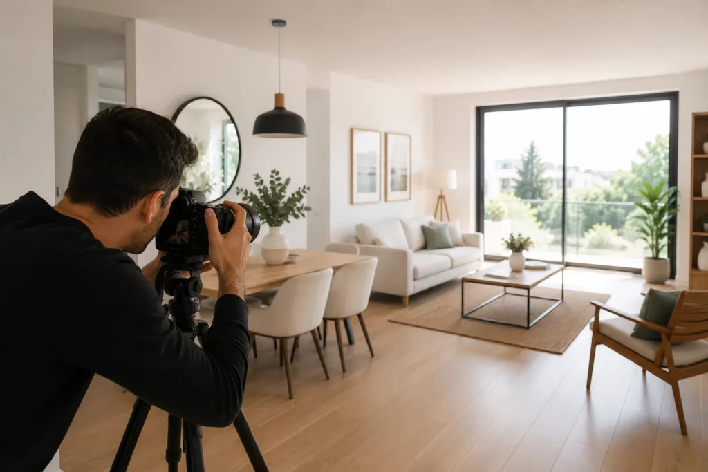 Reportaje fotográfico profesional para vender una vivienda.
