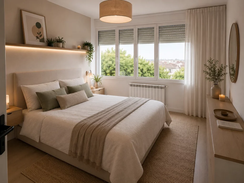 dormitorio reformado para la venta de vivienda